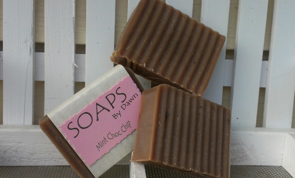 Mint Chocolate Chip SOAPS by Dawn
